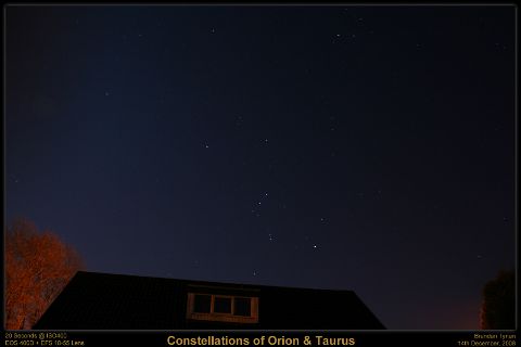 Orion-Taurus Constellation of Orion