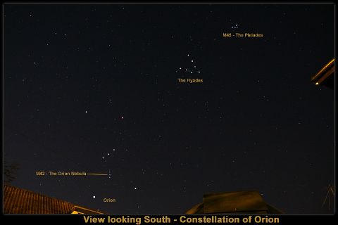 Orion-Widefield Constellation of Orion