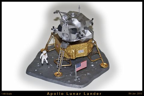 Apollo-Lunar-Module-3 Revell 1:48 Scale Lunar Module