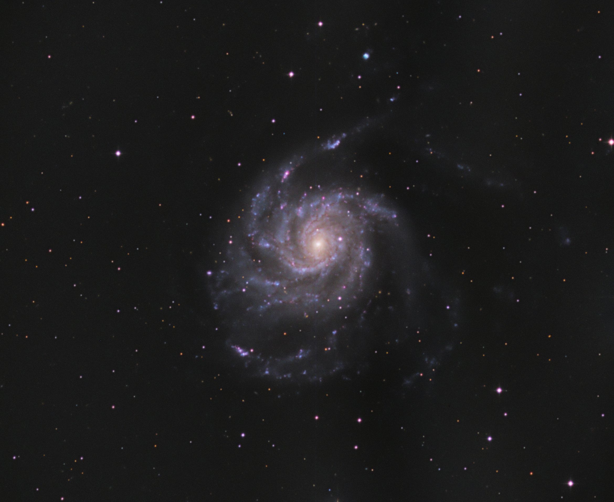 M101 (15x 300s RGB) M101 - The Pinwheel Galaxy