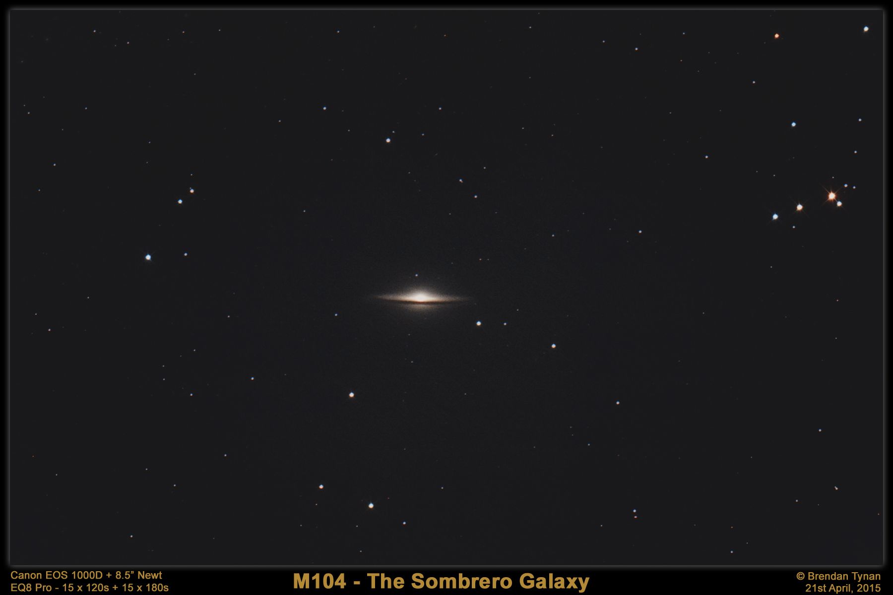 M104 The Sombrero Galaxy M104 - the Sombrero Galaxy