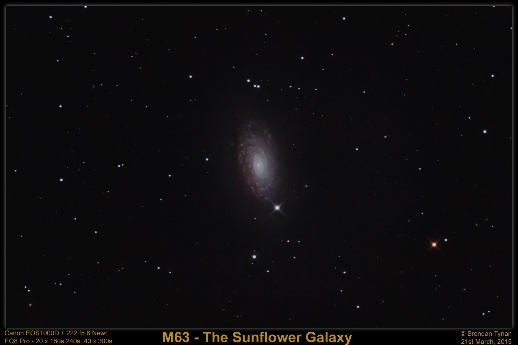 M63 - The Sunflower Galaxy M63 - The Sunflower Galaxy