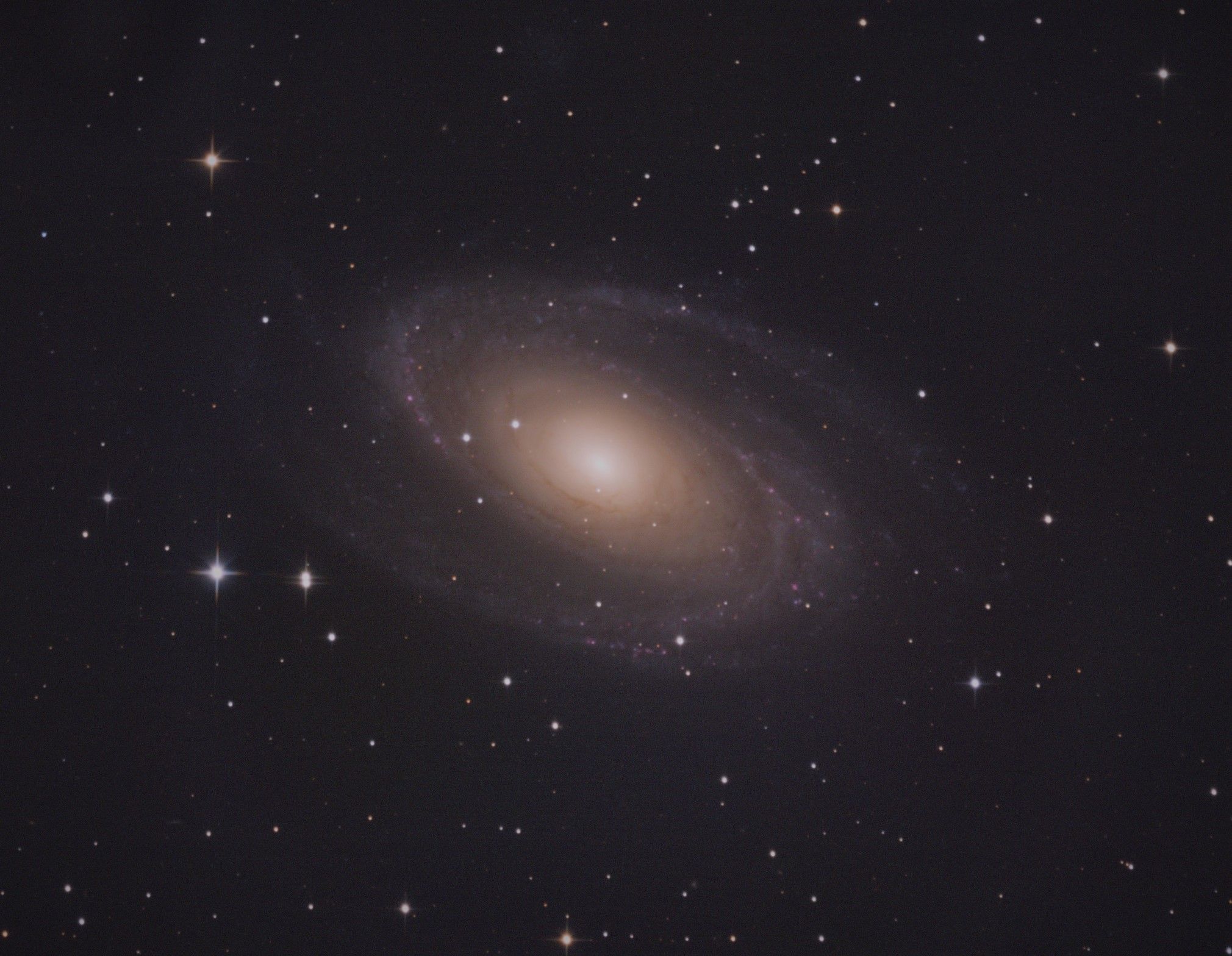 M81 - (8x360s RGB) M81 - Bodes Galaxy