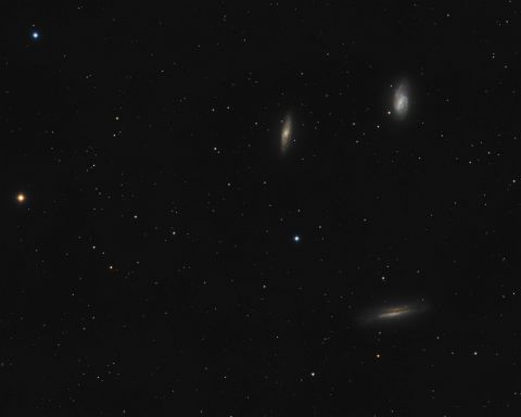 Leo Triplet (11x300s RGB)c Leo Triplet (11x 300s RGB)