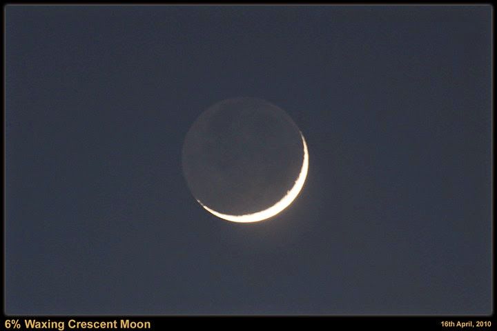 Crescent-Moon_16-04-2010 Earthshine Moon