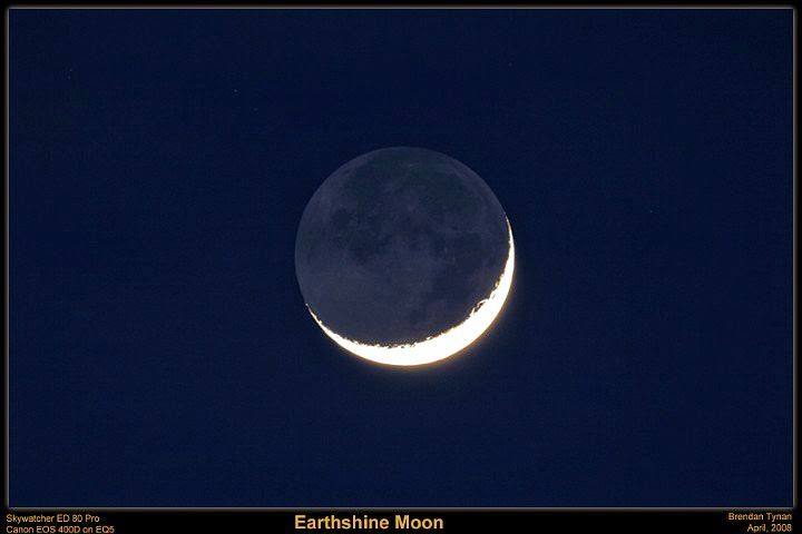 Earthshine Moon - 3.2 Sec Exposure Earthshine Moon