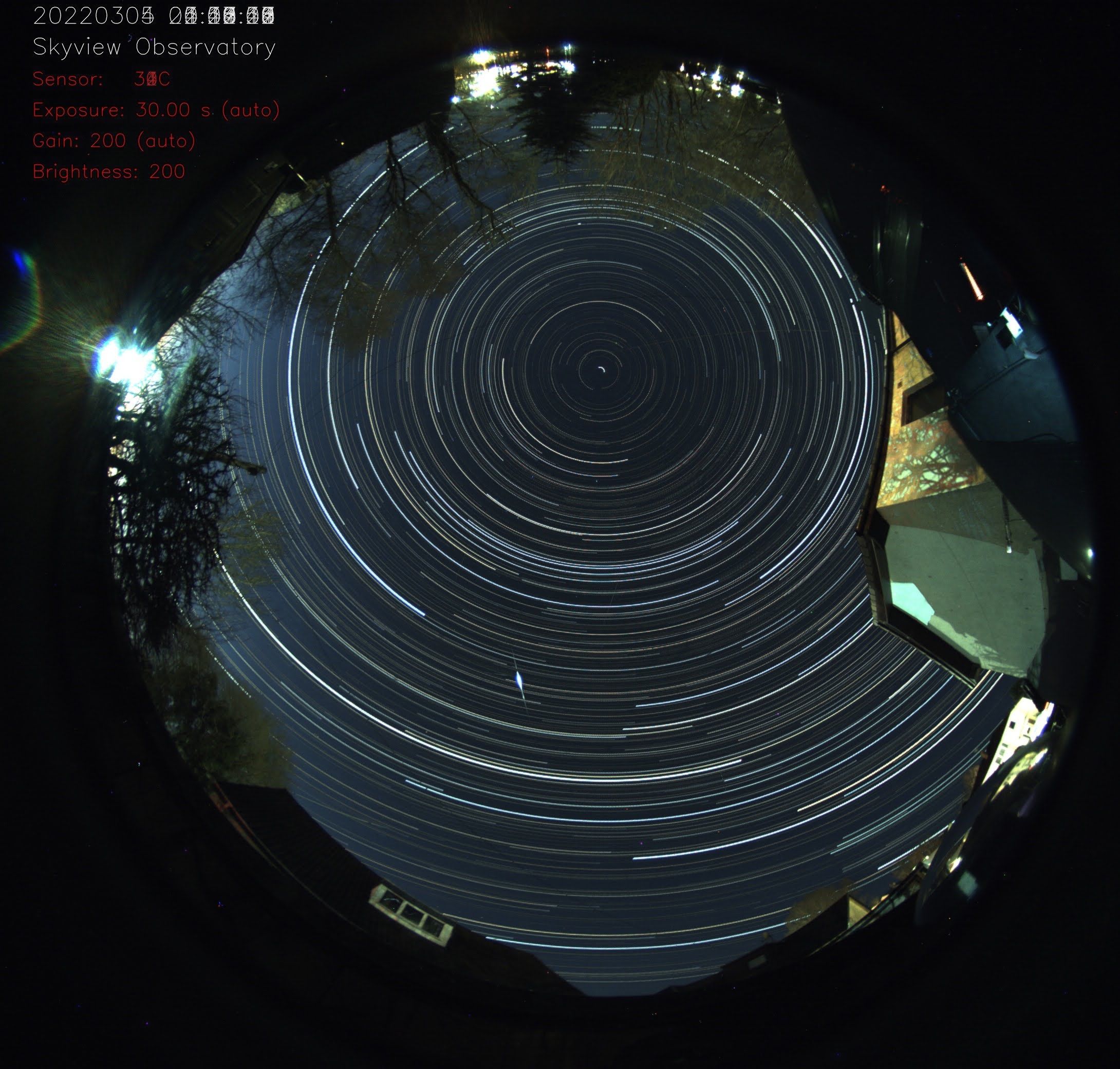 Startrails - 04-Mar-2022 AllSky camera image