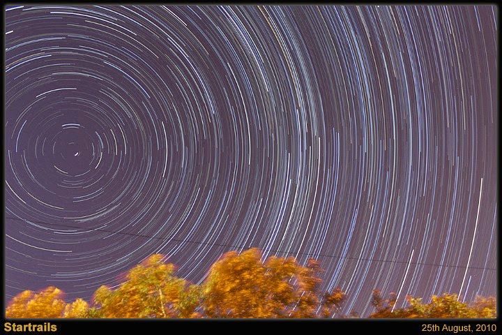 Startrails_25-08-2010 Startrails - 25/08/2010