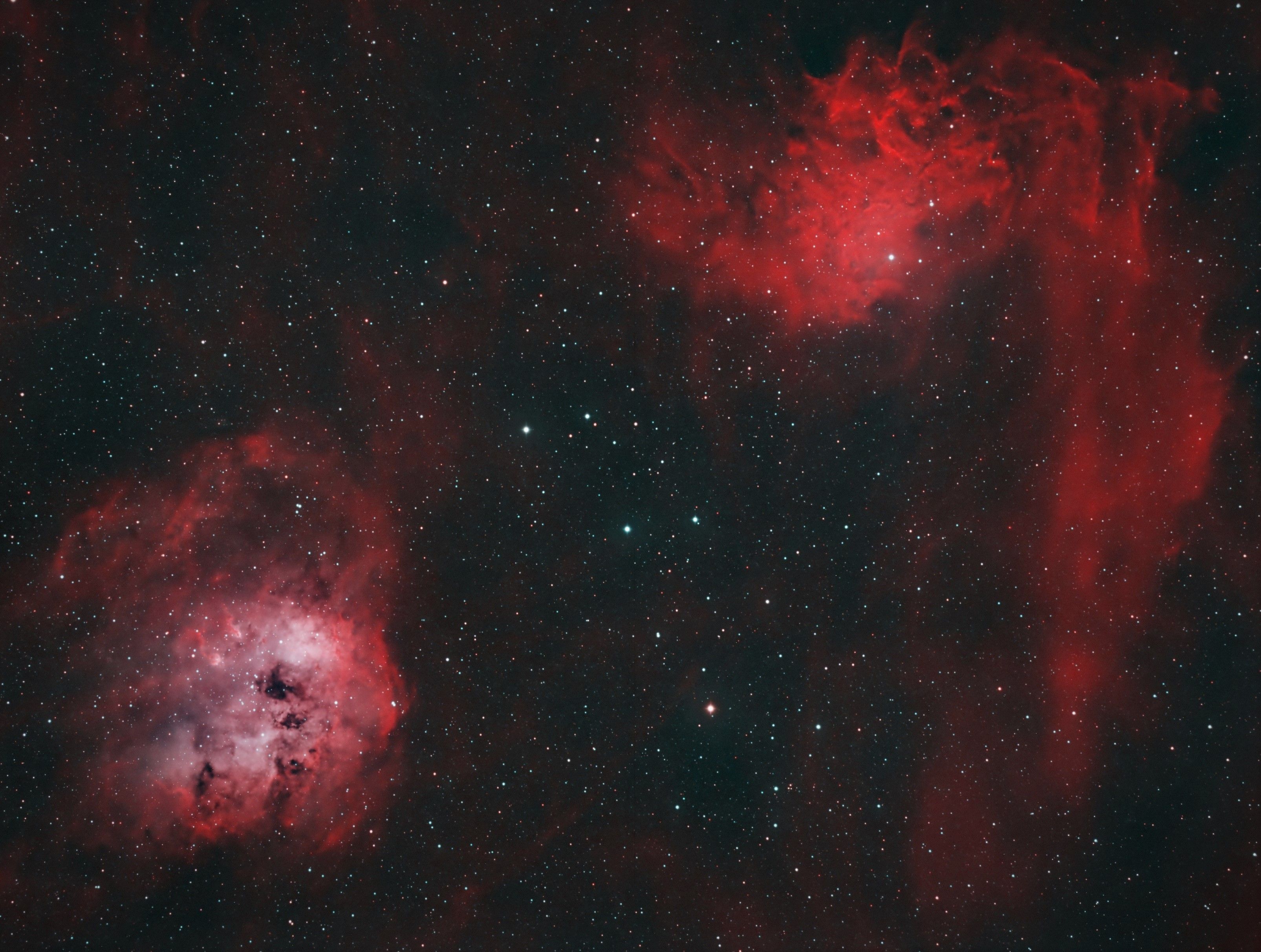 Flaming_Star (25x 360s HOO) IC405 - IC410 (25x 360s HOO)