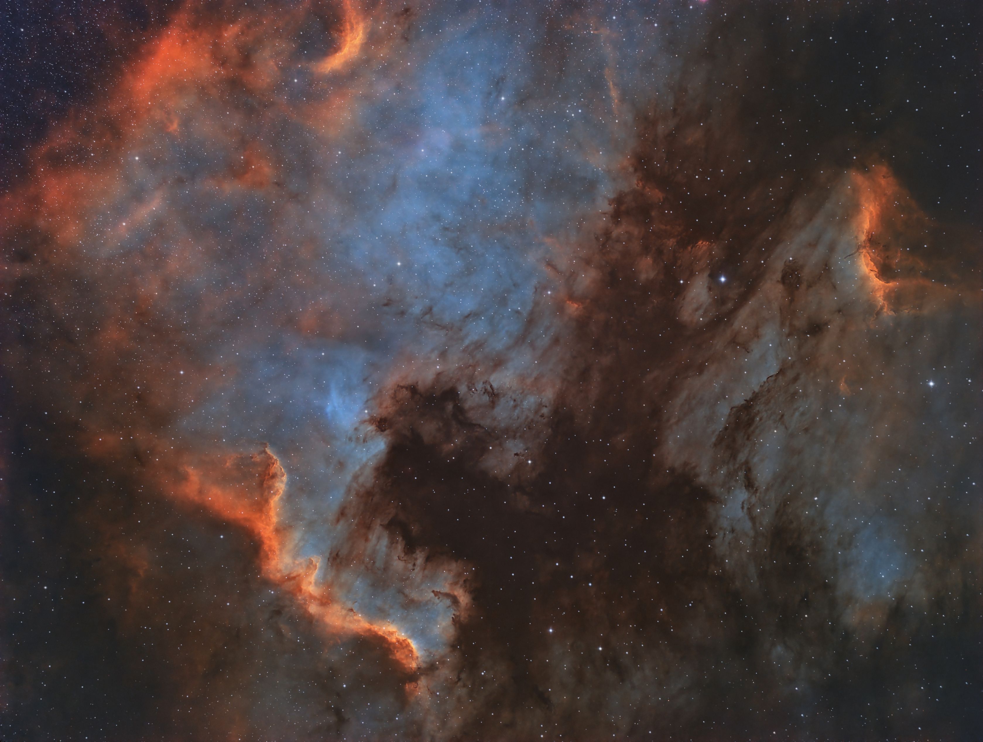 Foraxx4 North America & Pelican Nebula (20x 300s SHO)