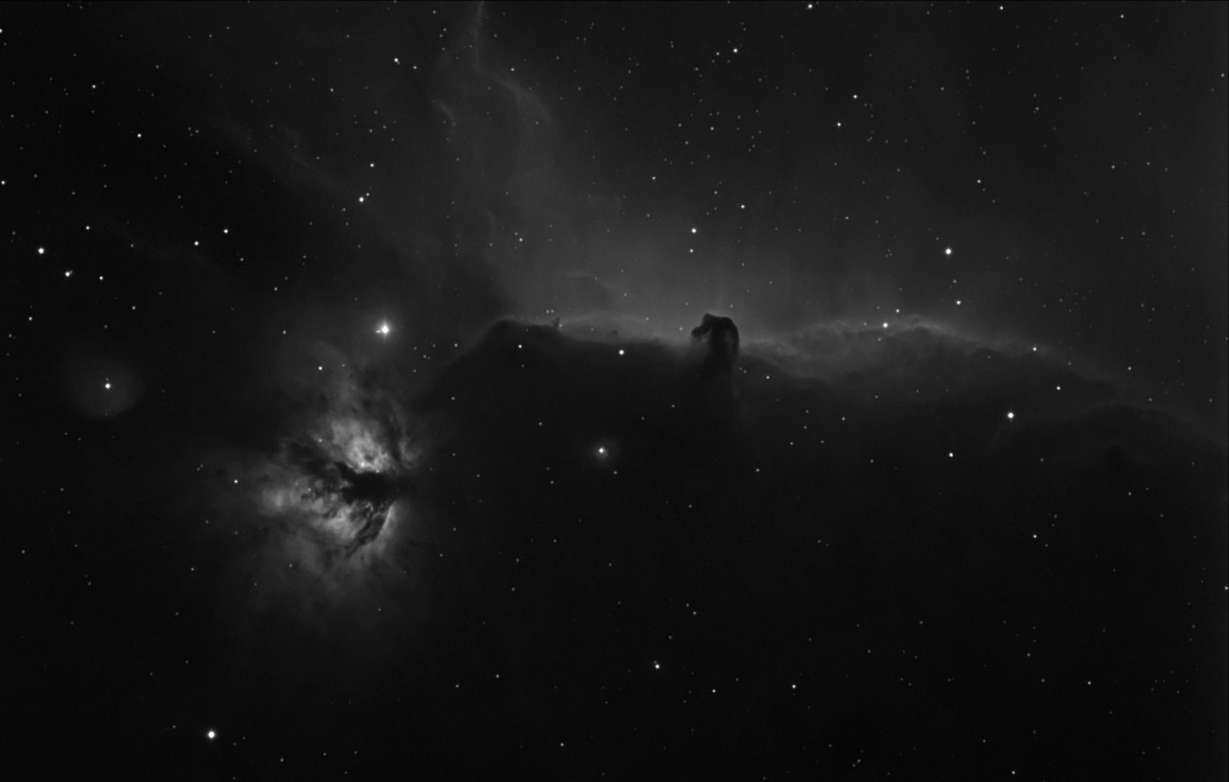 Horsehead (10x600s Ha) The Horsehead and Flame Nebula