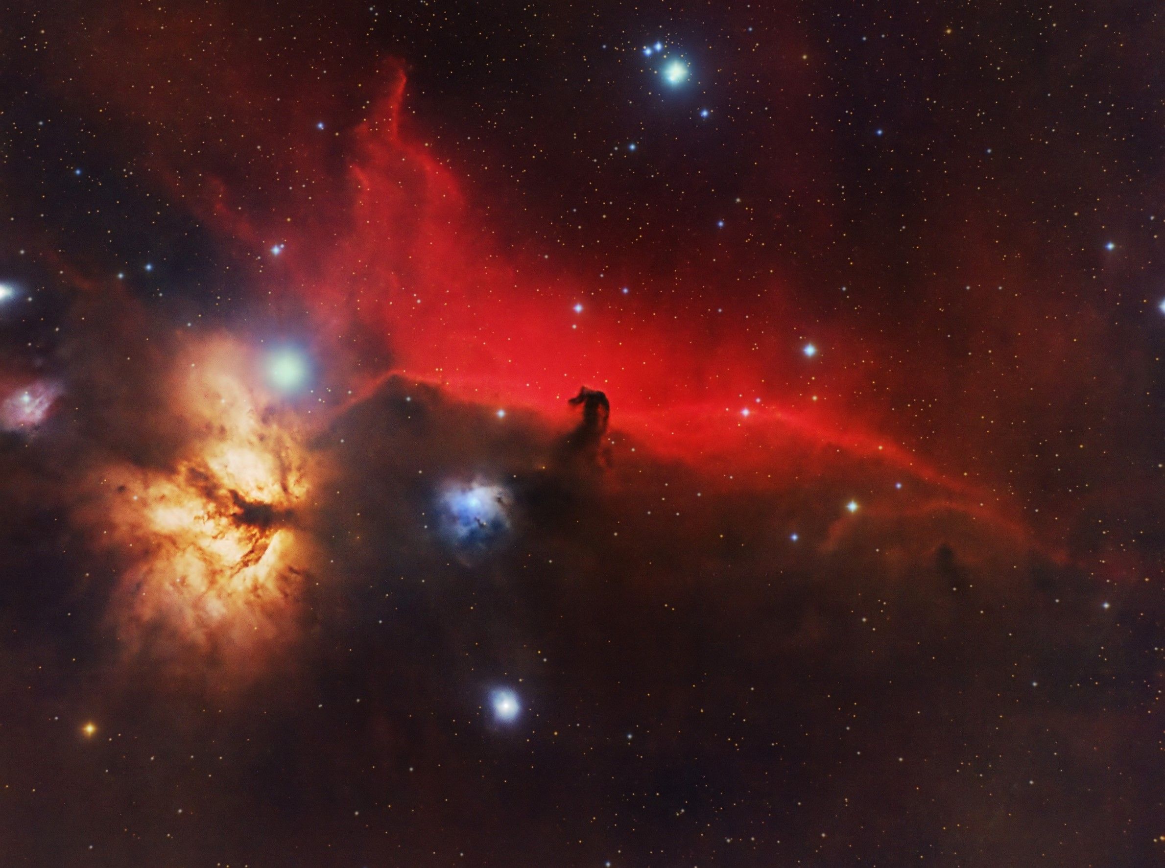 Horsehead_Nebula_12x300s_RGB_C Horsehead & Flame Nebula (12x 300s RGB)
