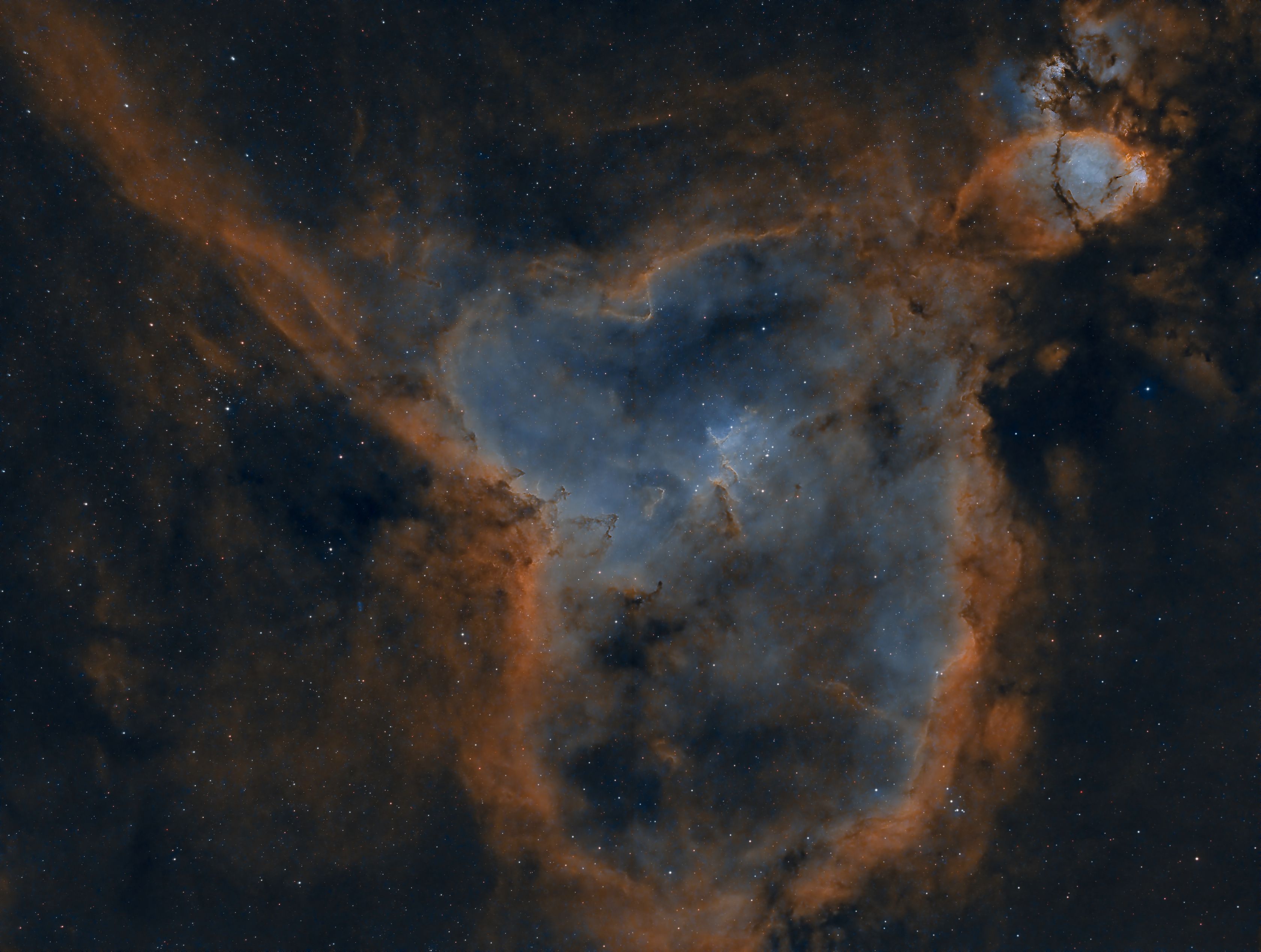 IC1805 - 45x360s HOO IC1805 - The Heart Nebula (45x 360s HOO)