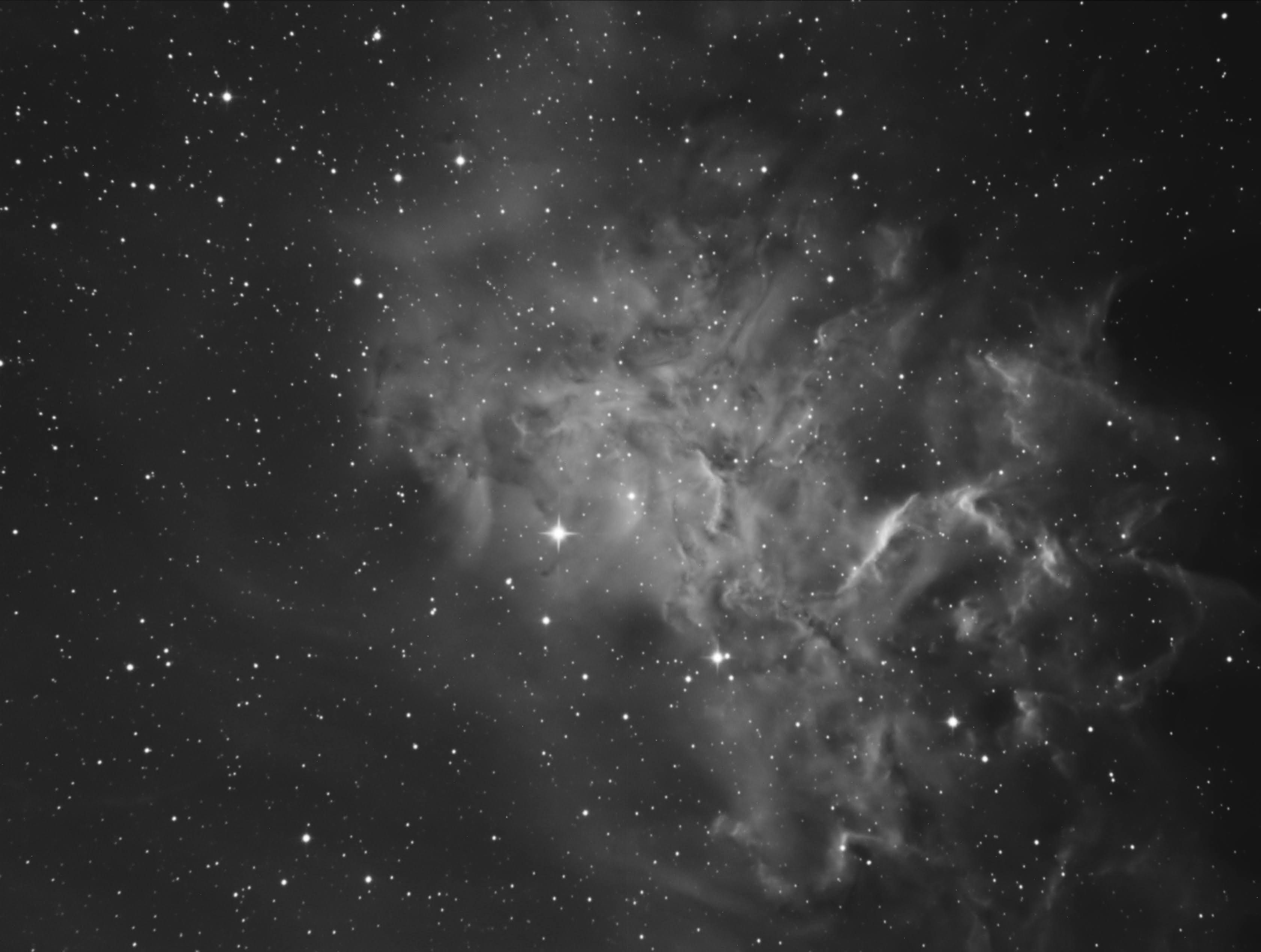IC405 - 7x600s Ha 23-12-2020 IC405 - 7x600s Ha