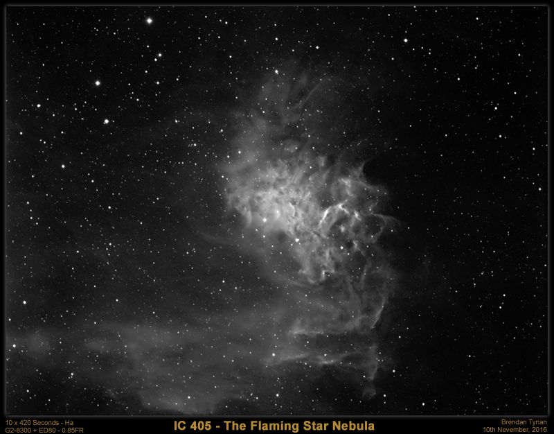 IC405 10-11-2017 IC405 - Flaming Star Nebula