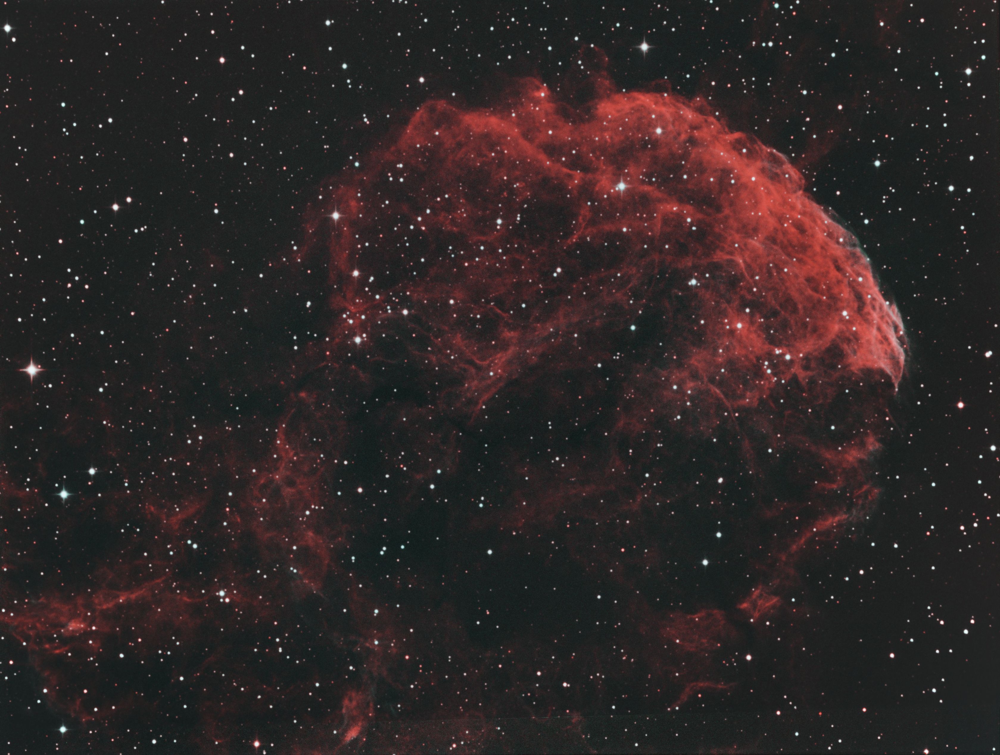 IC443 - (12x600s HOO) IC443 - The Jellyfish Nebula