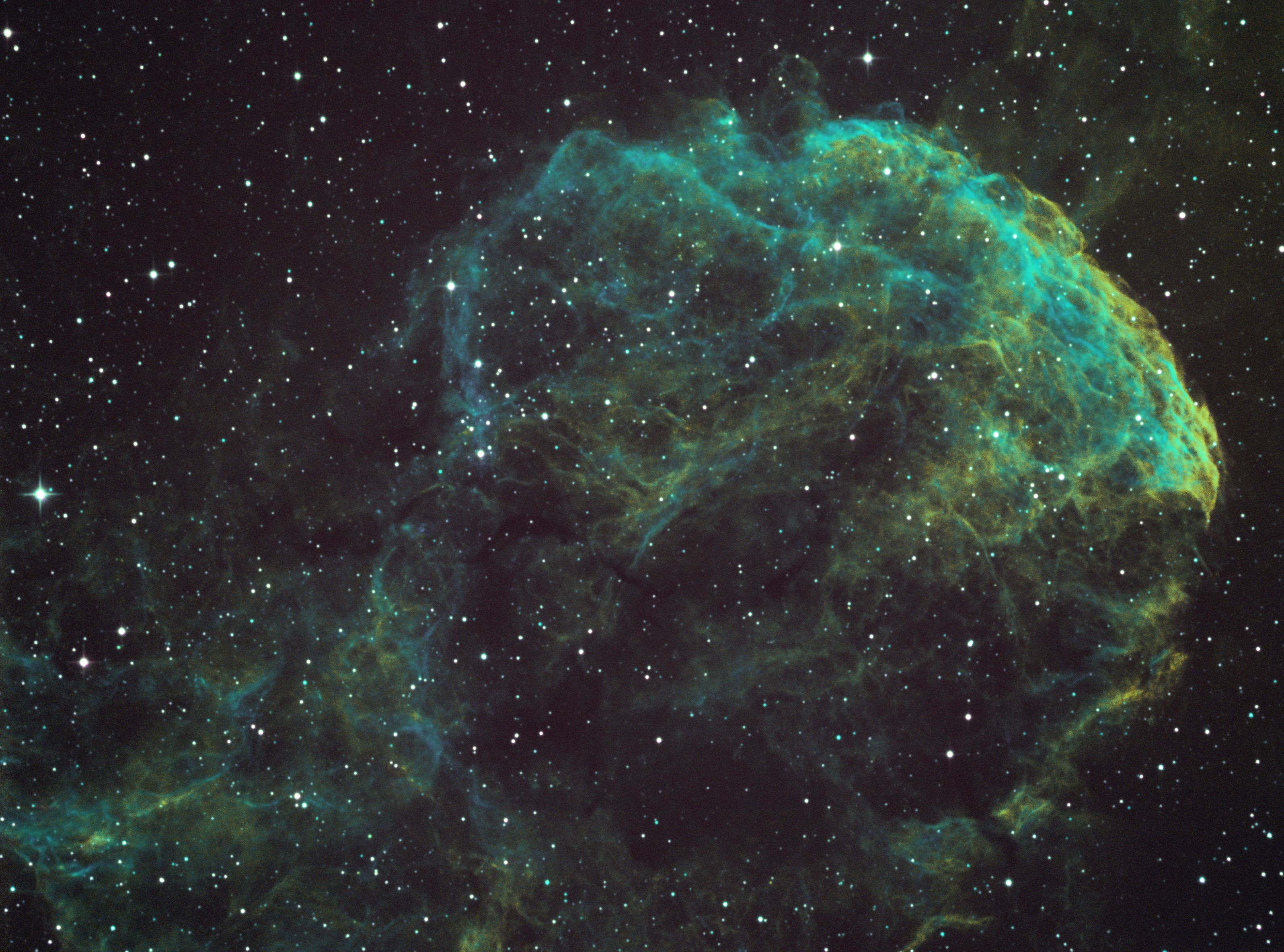 IC443 - (12x600s Ha-OIII-SII) IC443 - The Jellyfish Nebula