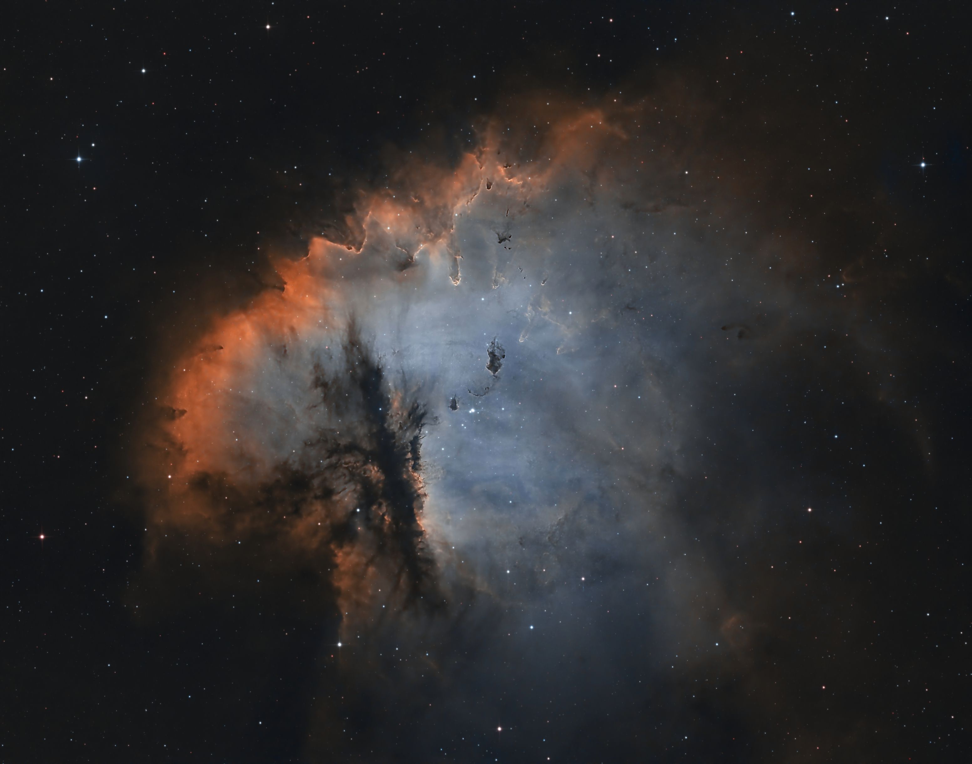 Image17b NGC281 - Pacman Nebula (40x 360s HOO)