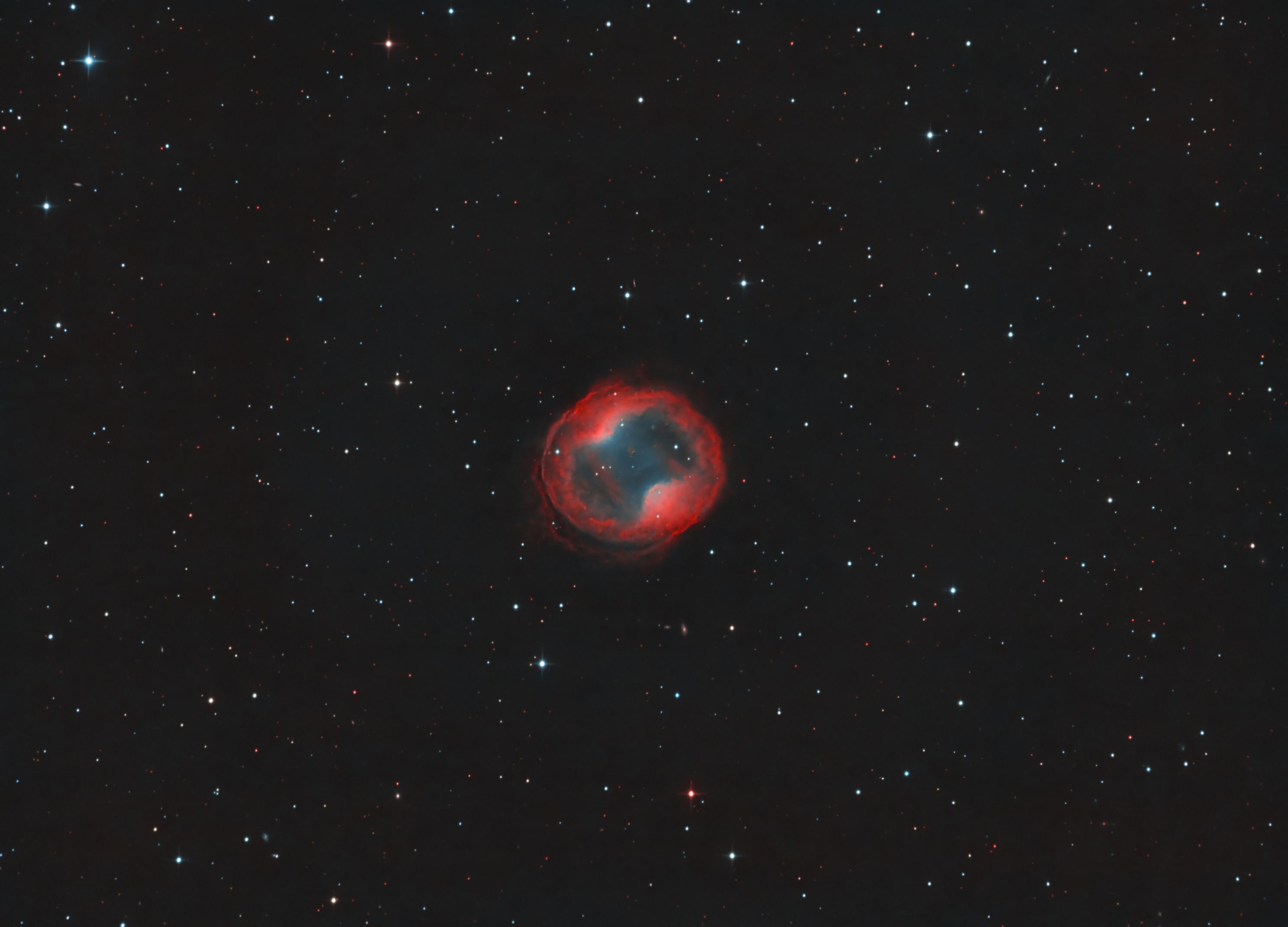 Jones-Emberson 1 The Headphone Nebula (85x 360s HOO)