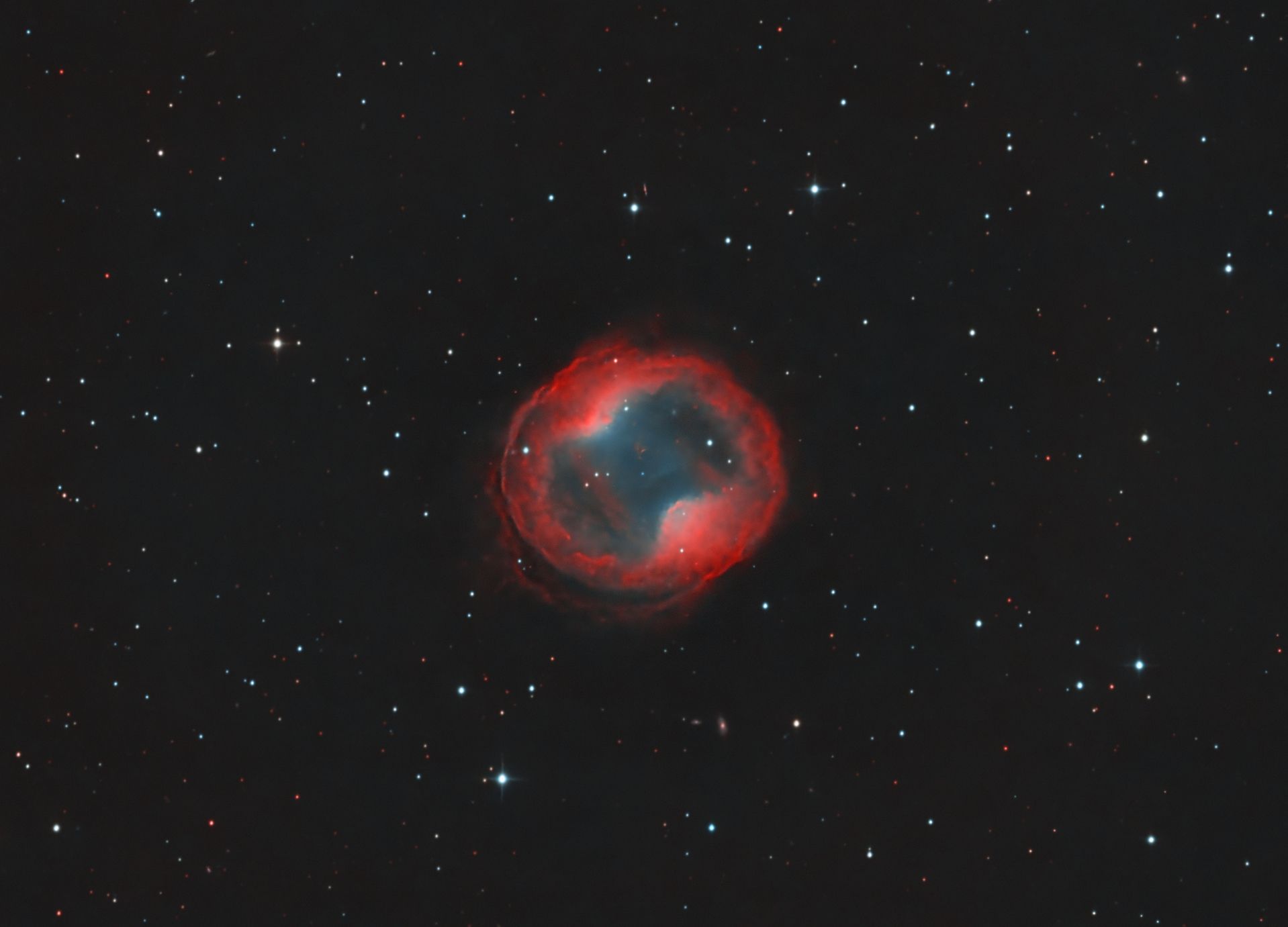 Jones-Emberson 1c The Headphone Nebula (85x 360s HOO)