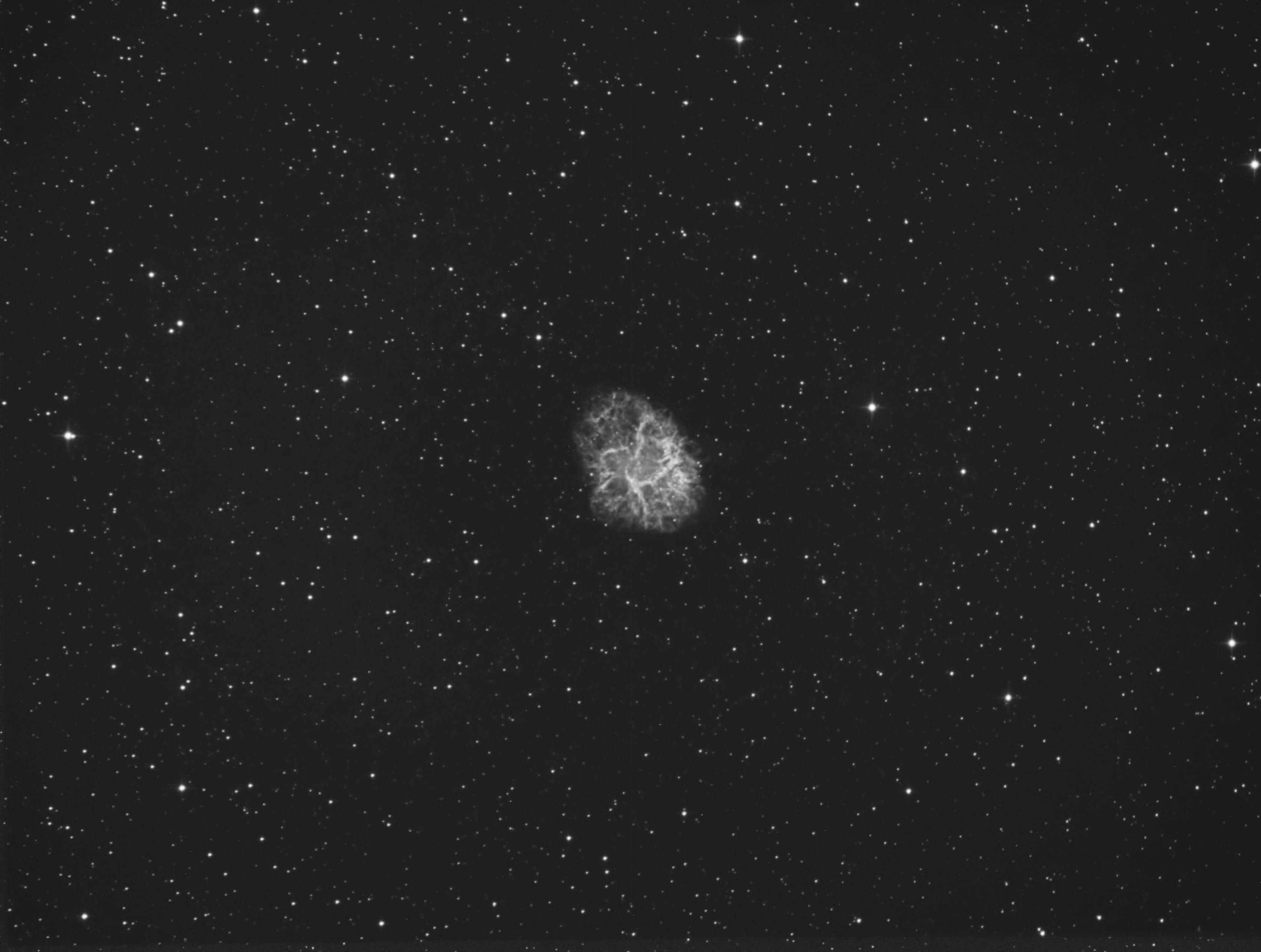 M1 - 25x300s Ha 23-12-2020 M1 - The Crab Nebula