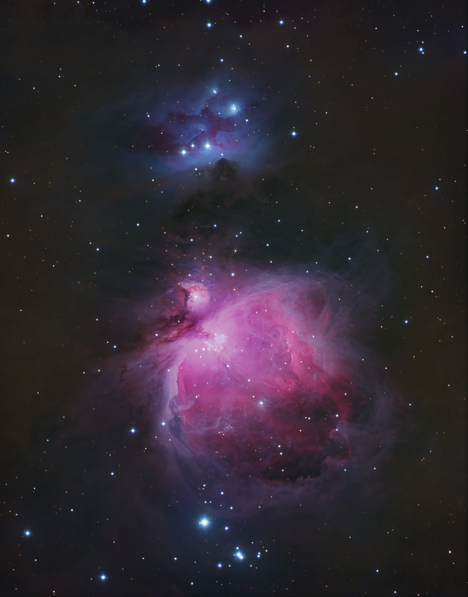 M42c The Orion & Running Man Nebula (15x 300s RGB)