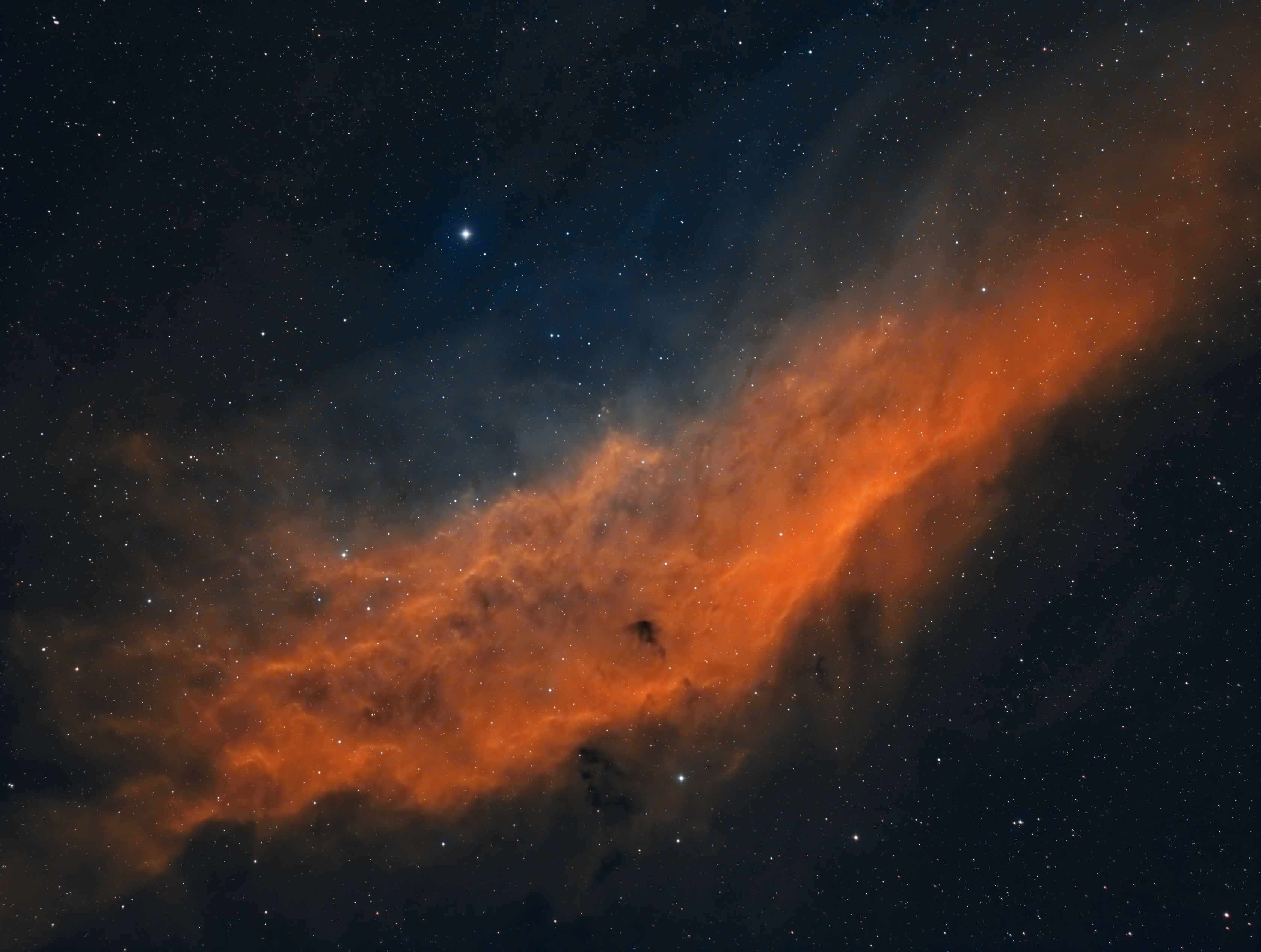 NGC1499 - The California Nebula HOO-1 NGC1499 - The California Nebula (20x 360s HOO)