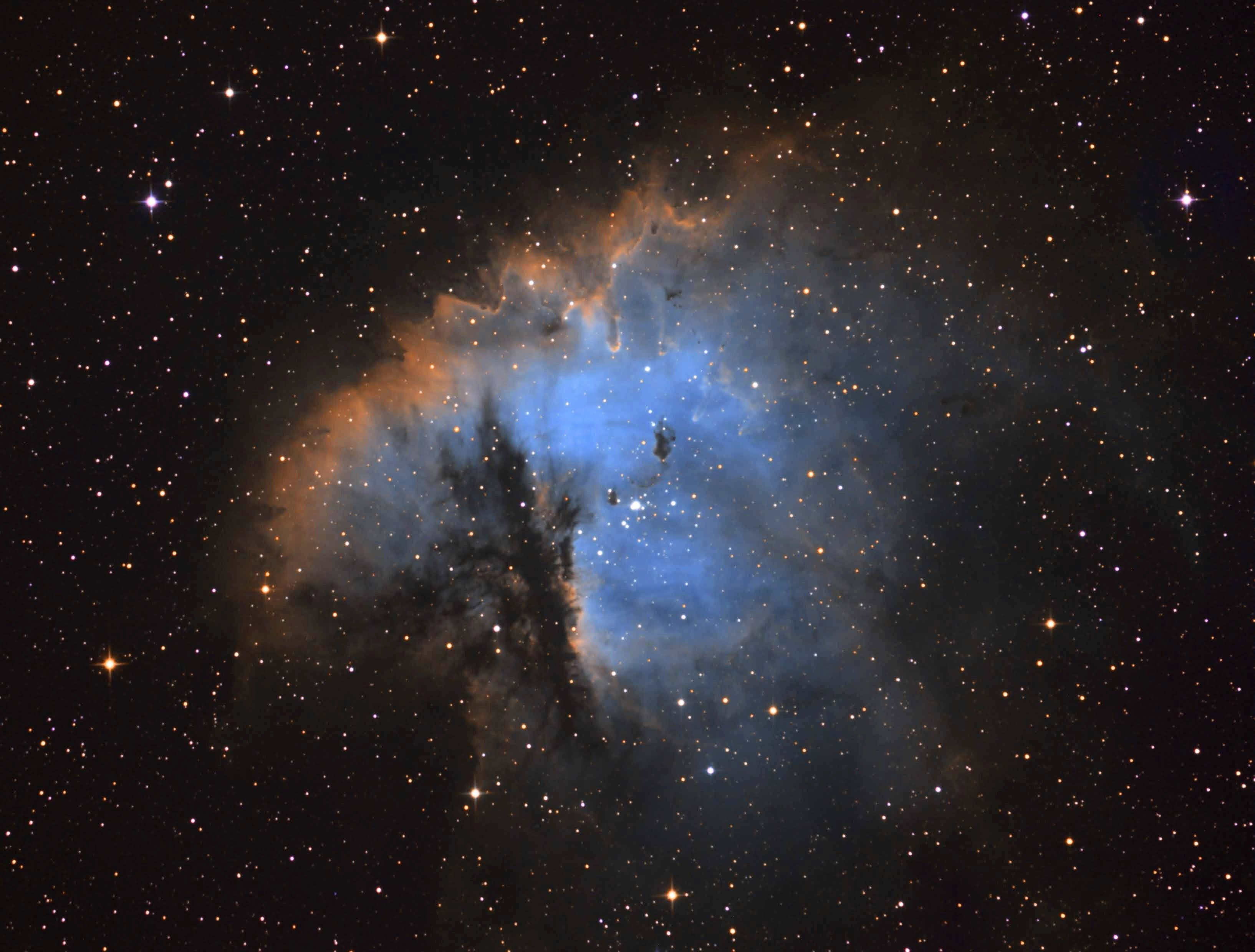 NGC281 12x360s Ha-OIII-SII NGC281 - The Pacman Nebula