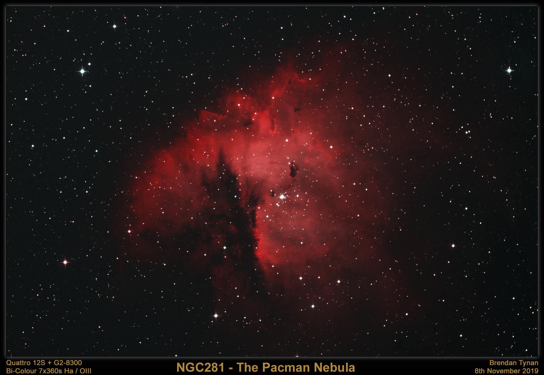 NGC281-7xHa-6xOIII_360s NGC281 - The Pacman Nebula