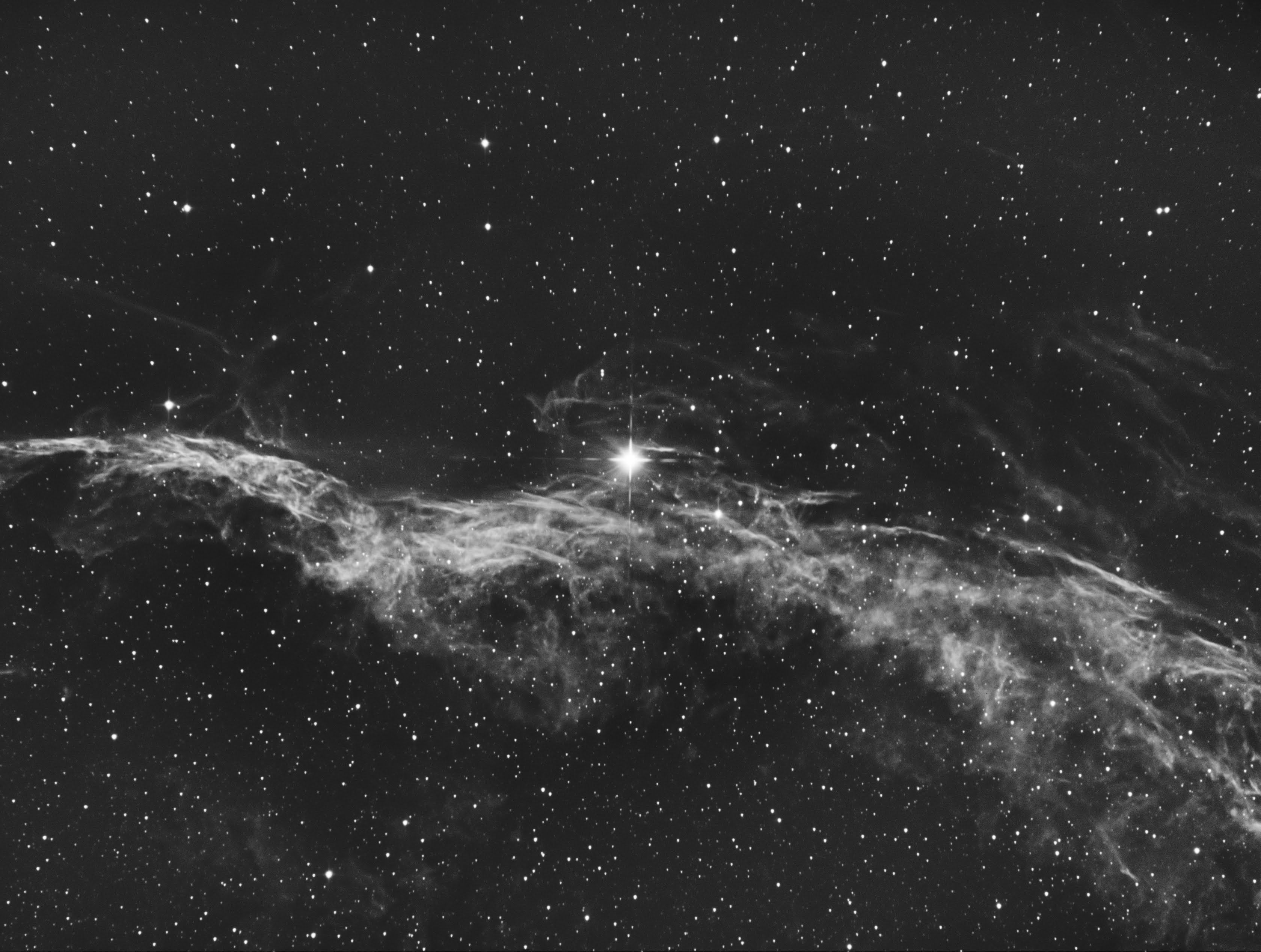 Veil Nebula 7x900s Ha NGC6960 - Witch's Broom Nebula
