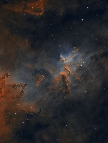 IC1805 (23x 300s HOO)a IC1805 - The Heart Nebula (23x 300s HOO)
