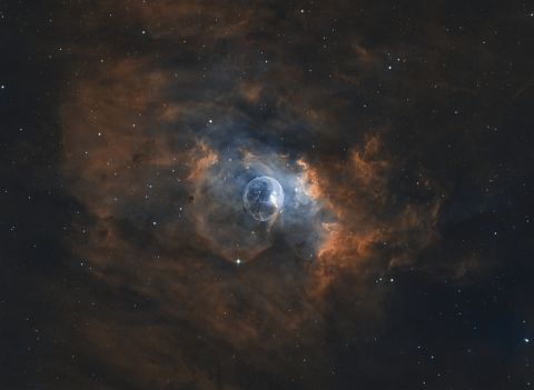 NGC7635_45x300s_HOO_2 NGC7635 - The Bubble Nebula (45x 300s HOO)