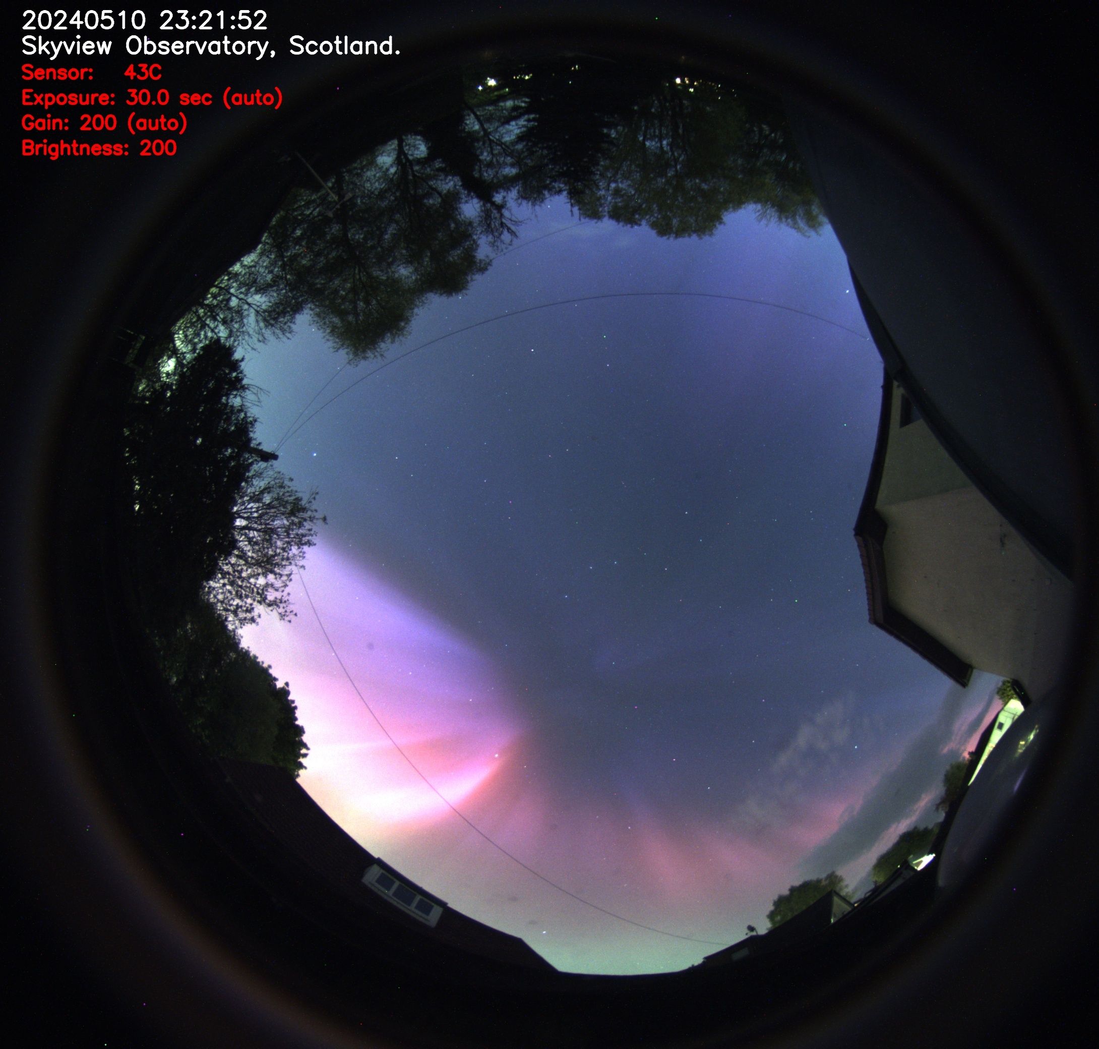 image-20240510232152 AllSky Camera Aurora Image - 10th May, 2024