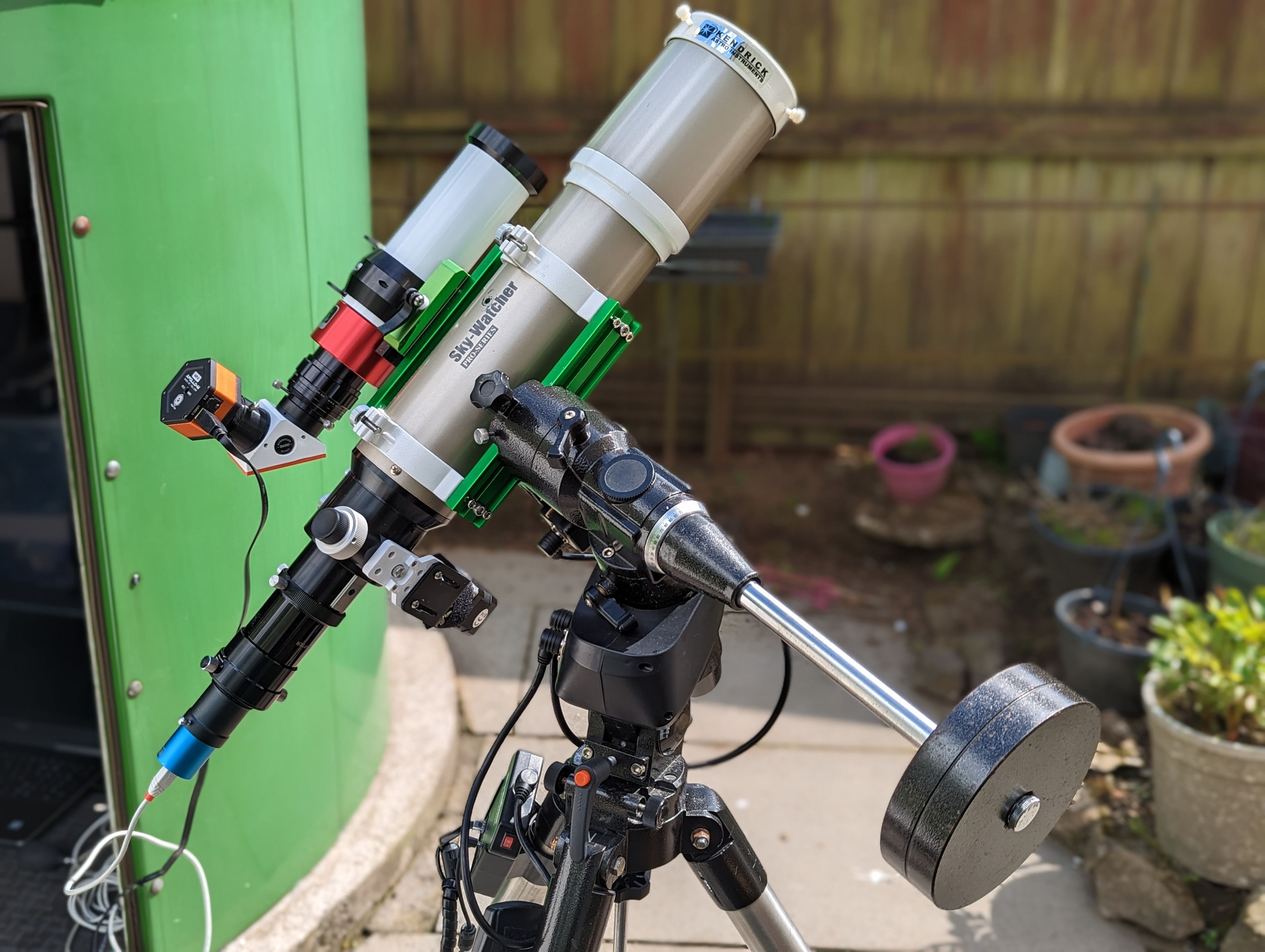 PXL_20230515_133935451.PORTRAIT Solar Observing in Hydrogen Alpha + White Light