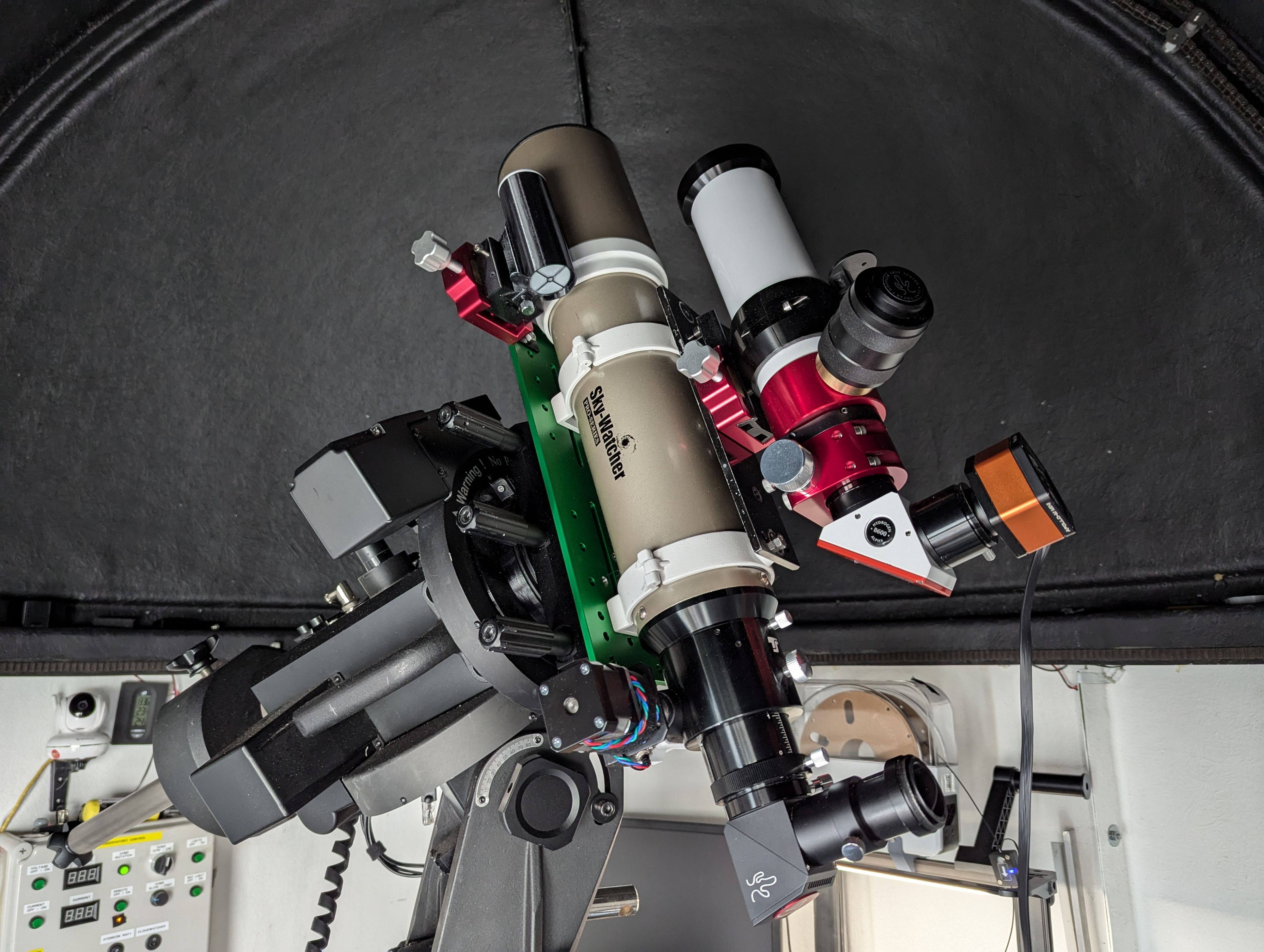 PXL_20240622_123507279 Observatory Solar setup - Ha + White Light
