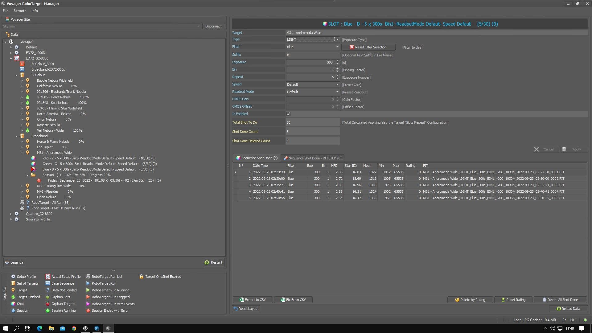 Screenshot 2022-09-23 114844 Voyager - RoboTarget Manager