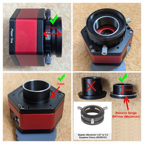 20240831_111927-COLLAGE copy Alt method (3) for mounting and achieving Prime focus with Neptune-M & Apollo-M MINI cameras and Lunt LS50THa