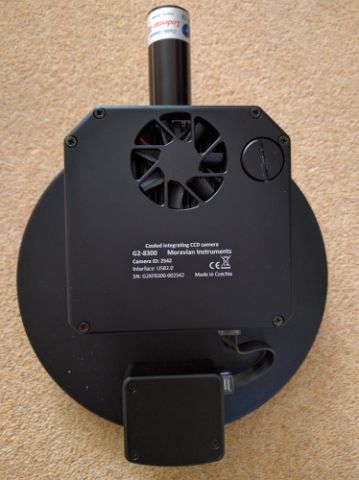 IMG_20160521_171517 Moravian G2-8300 Mono CCD Camera - 12 Position Filterwheel + Off Axis Guider