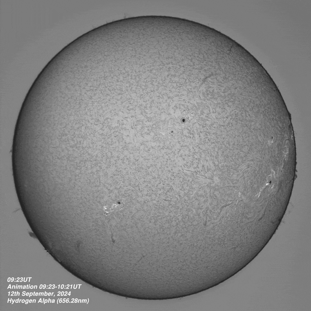 0922-1021UT - 12th September 2024 (Full) X1.3 Solar Flare @ 09:40 UT - 12th September 2024