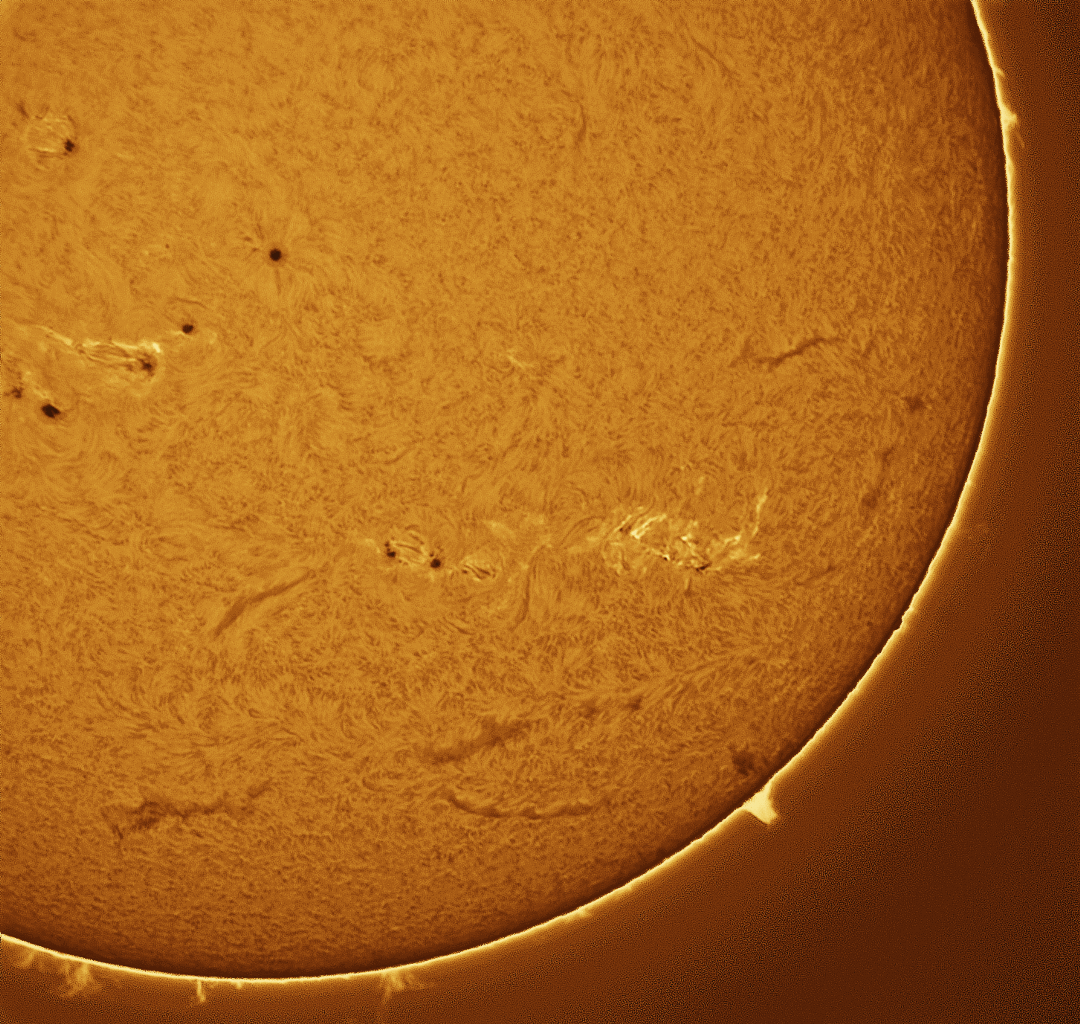 2024-07-28 1131-1258UTC Animation 1 Solar Animation, 11:31 - 12:58 UTC - 28th July, 2024