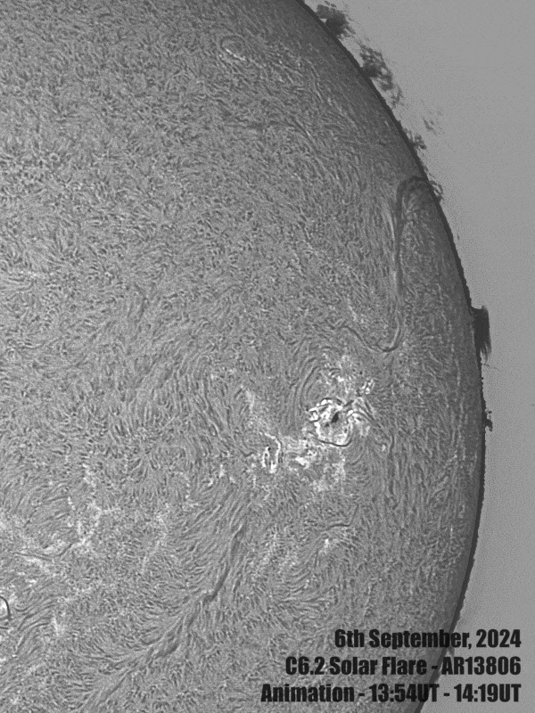 6th Sept 2024 - Crop C6.2 Flare - AR13806 - 6th September 2024