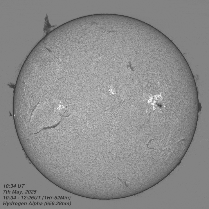 7th May, 2025s Prominence eruption - 7th May, 2025