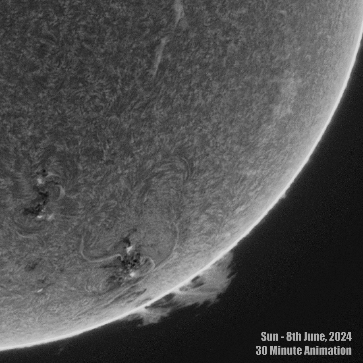 AR3697 Region - 8th June 2024 8th June 2024 - 30 Min animation AR13697