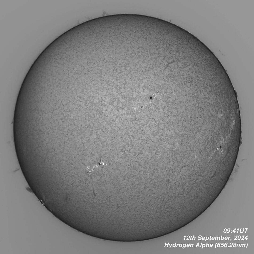 X19 flare X1.3 Flare - GOES Satellite Image - 12th September 2024