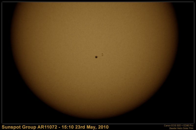 2010-05-23 AR11072 Sunspots