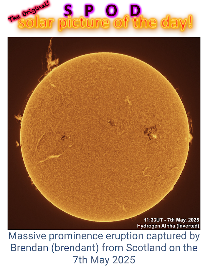 7th May 2025 Solarchat Forum Picture of the Day
