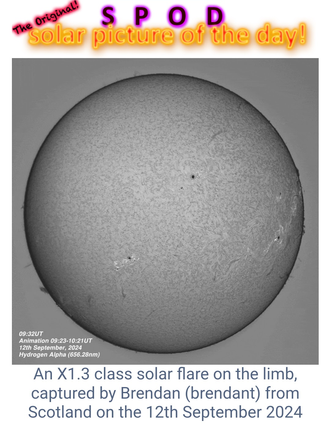 SPOD-1 Solarchat Forum Picture of the Day