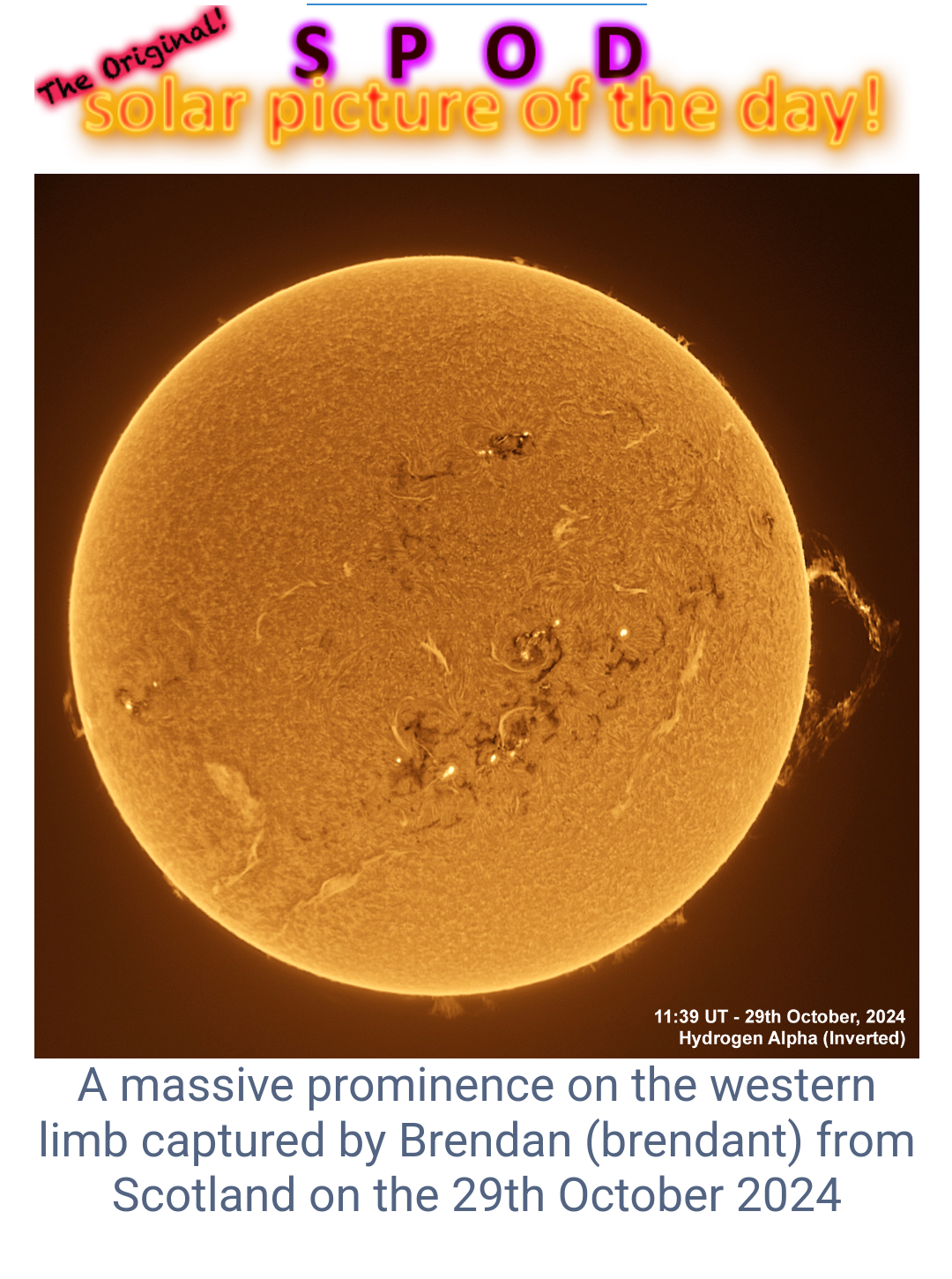 SPOD-2 Solarchat Forum Picture of the Day