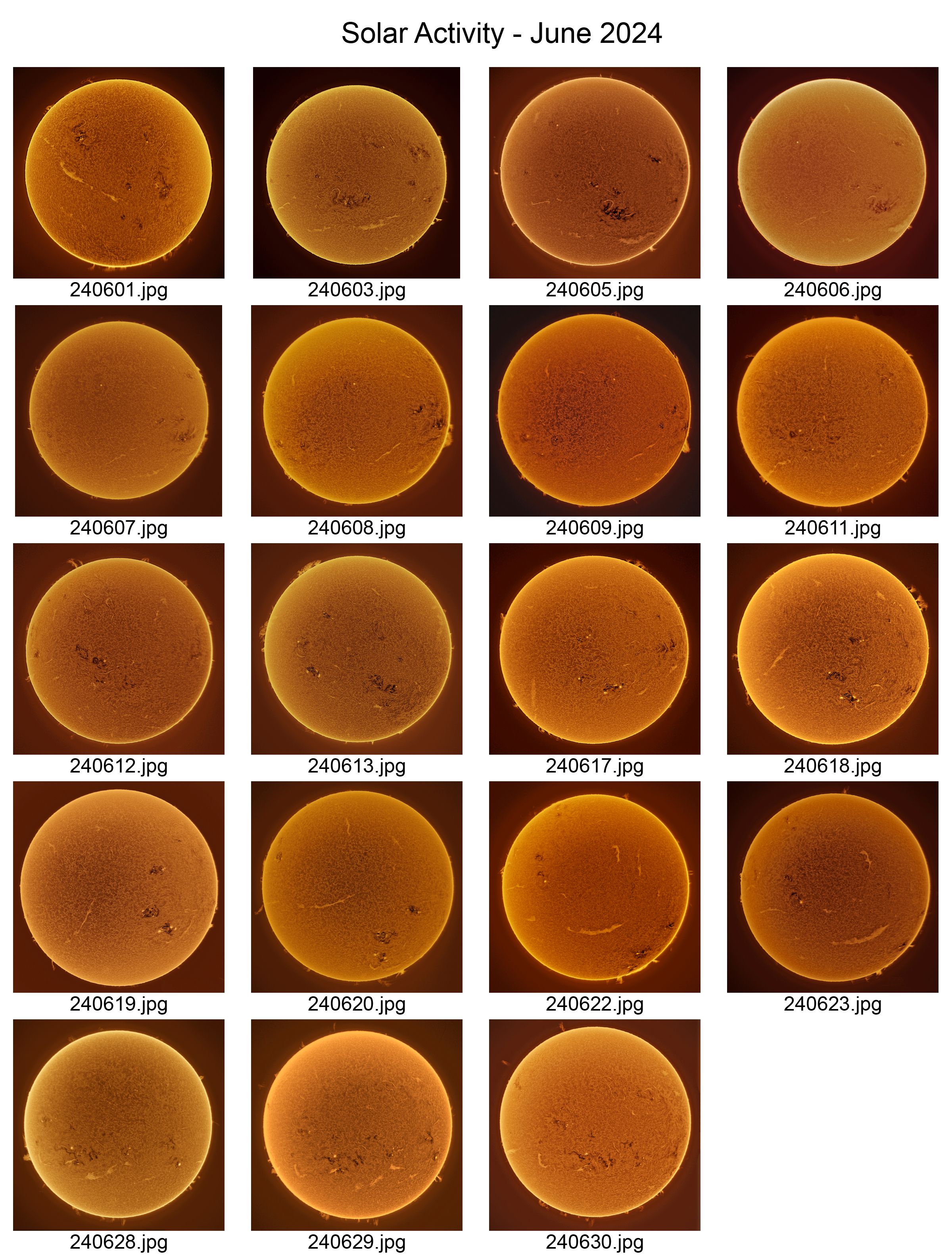 Solar Activity - June 2024 Solar Activity - June 2024