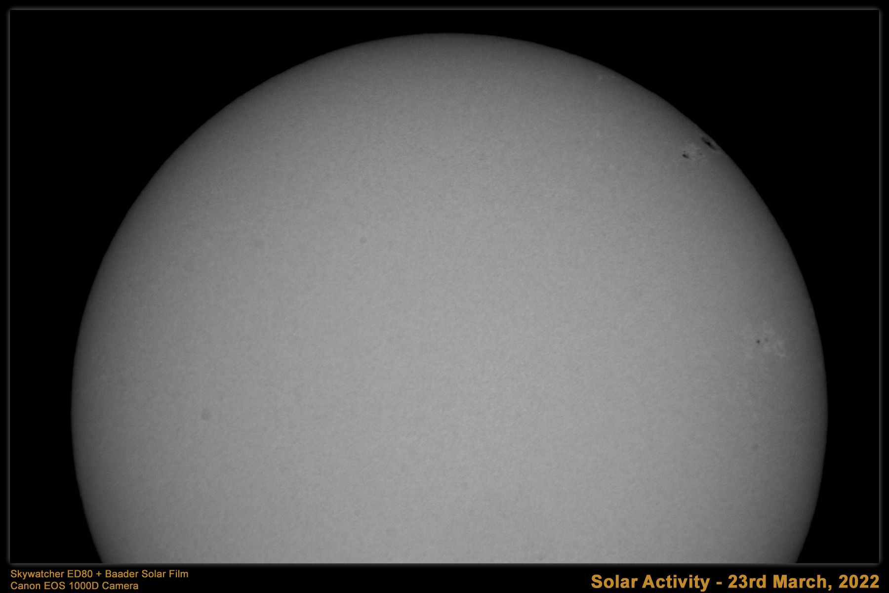 Sun 23-March-2022 Solar Activity 23-03-2022